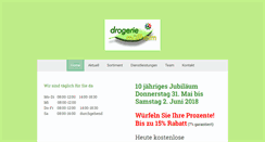 Desktop Screenshot of drogerie-muellheim.ch